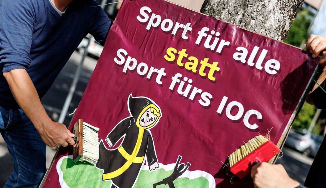 Plakatvorstellung „NOlympia"-Bündnis Plakatvorstellung „NOlympia"-Bündnis