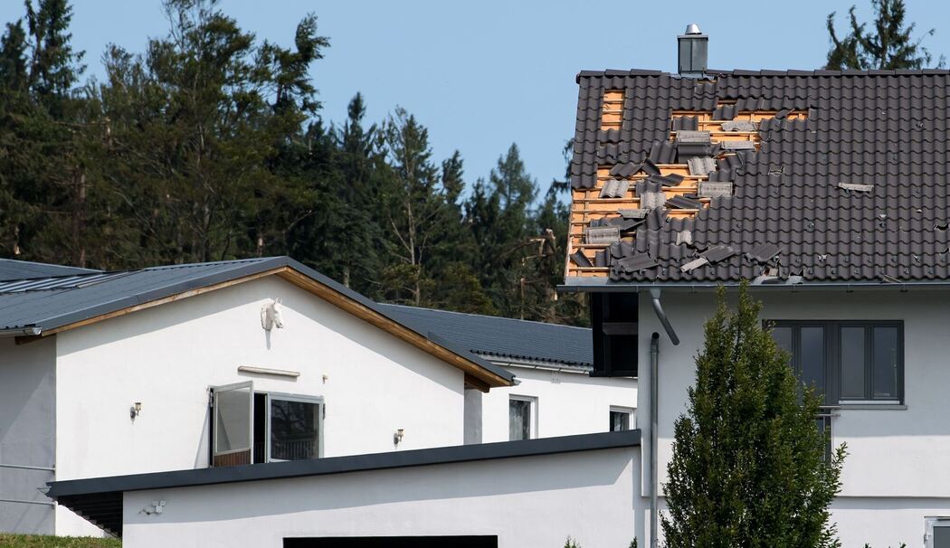 Sturmschäden am Haus Sturmschäden am Haus