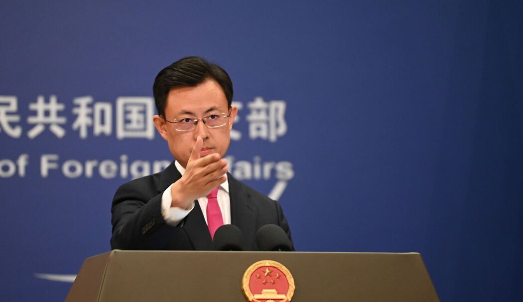 Chinas Außenamtssprecher Guo Jiakun Chinas Außenamtssprecher Guo Jiakun