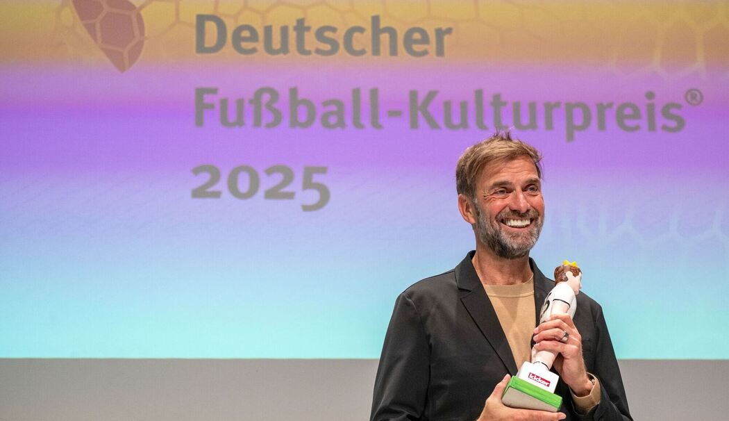 Jürgen Klopp erhält den Walther-Bensemann-Preis Jürgen Klopp erhält den Walther-Bensemann-Preis