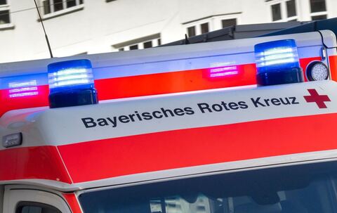 Krankenwagen mit Blaulicht