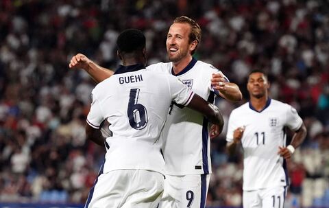 Marc Guehi und Harry Kane