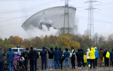 Sprengung Kühltürme Kernkraftwerk Gundremmingen