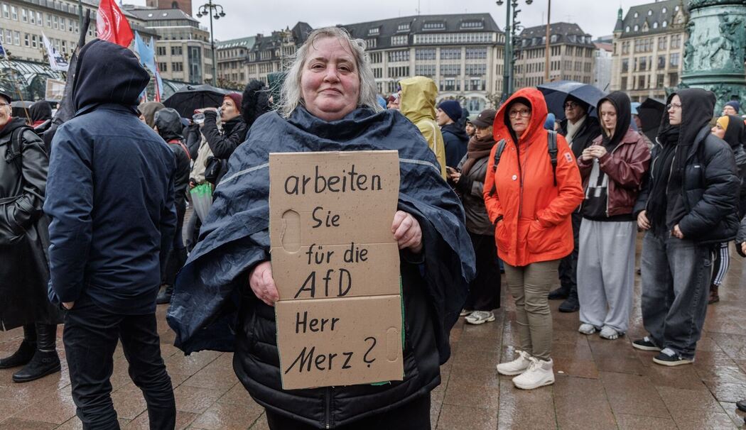Demonstration nach «Stadtbild»-Aussagen - Hamburg Demonstration nach «Stadtbild»-Aussagen - Hamburg
