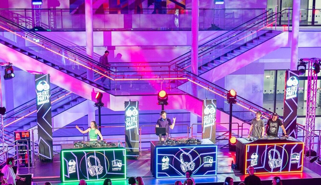 Silent Party im Niedersächsischen Landtag Silent Party im Niedersächsischen Landtag