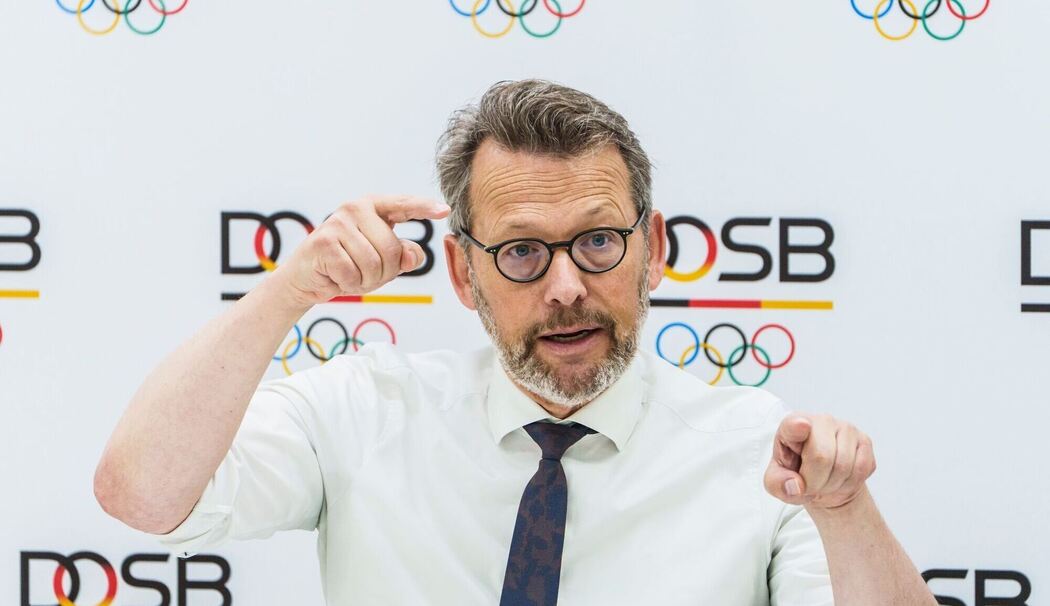 DOSB-Vorstand Otto Fricke im Pressegespräch DOSB-Vorstand Otto Fricke im Pressegespräch