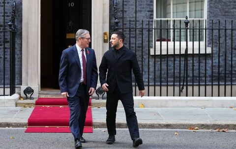 Keir Starmer empfängt ukrainischen Präsidenten Selenskyj