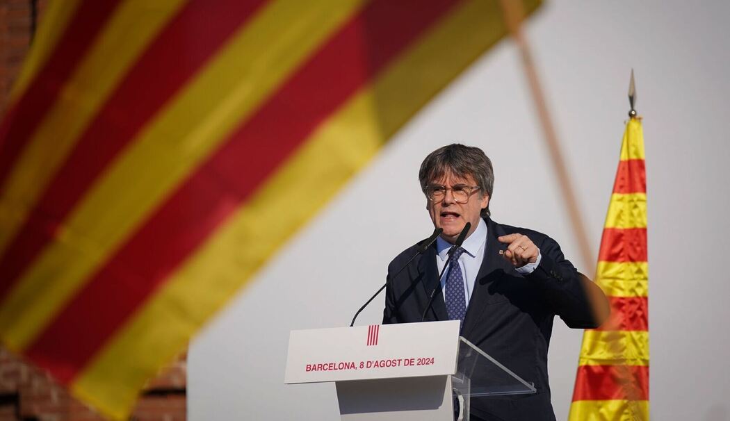 Separatistenführer Carles Puigdemont Separatistenführer Carles Puigdemont
