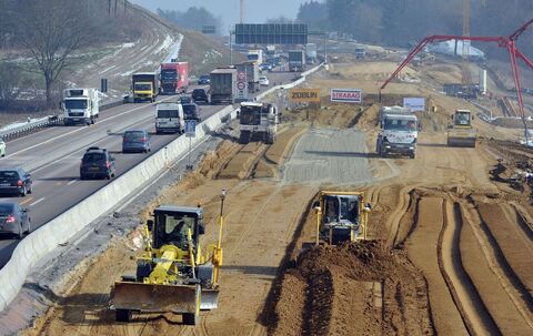 Baustellen Bayern