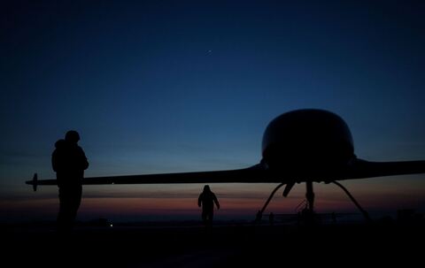 Ukraine-Krieg - ukrainische Drohnen