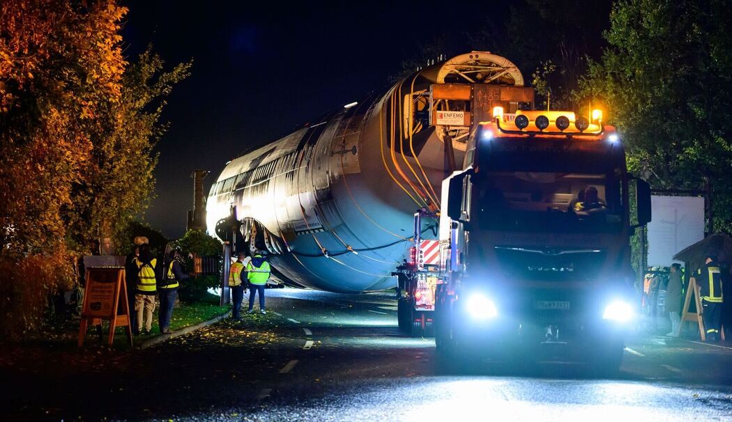 Ankunft Airbus A310 am Serengeti-Park Ankunft Airbus A310 am Serengeti-Park