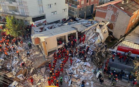 Gebäudeeinsturz in der Türkei