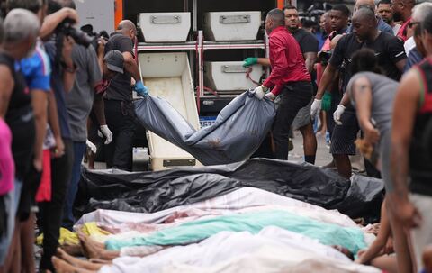 Nach Polizeieinsatz in Favelas in Rio de Janeiro