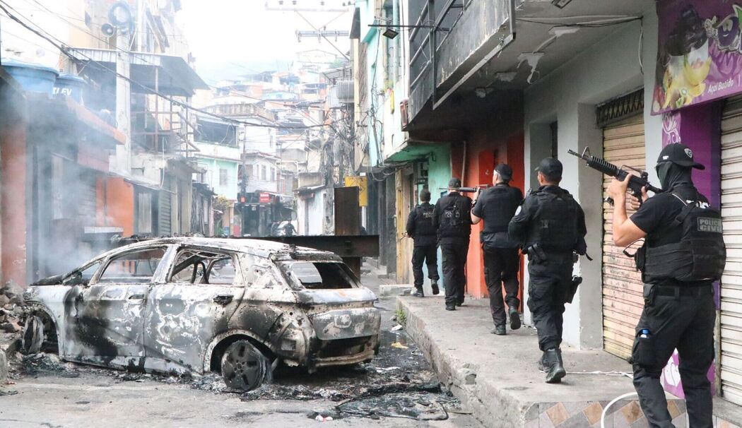 Polizeieinsatz in Favelas in Rio de Janeiro Polizeieinsatz in Favelas in Rio de Janeiro