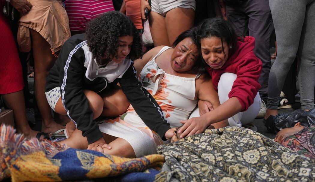 Nach Polizeieinsatz in Favelas in Rio de Janeiro Nach Polizeieinsatz in Favelas in Rio de Janeiro