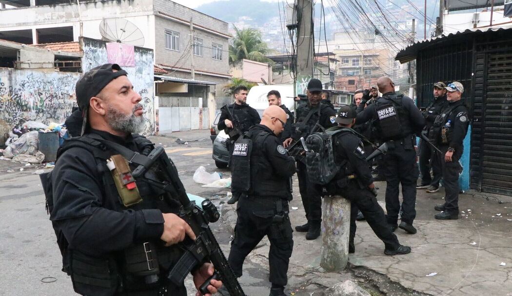 Polizeieinsatz in Favelas in Rio de Janeiro Polizeieinsatz in Favelas in Rio de Janeiro