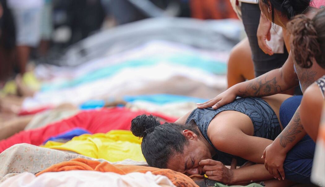 Nach Polizeieinsatz in Favelas in Rio de Janeiro Nach Polizeieinsatz in Favelas in Rio de Janeiro