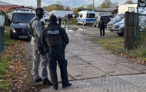 Razzia in Brandenburg