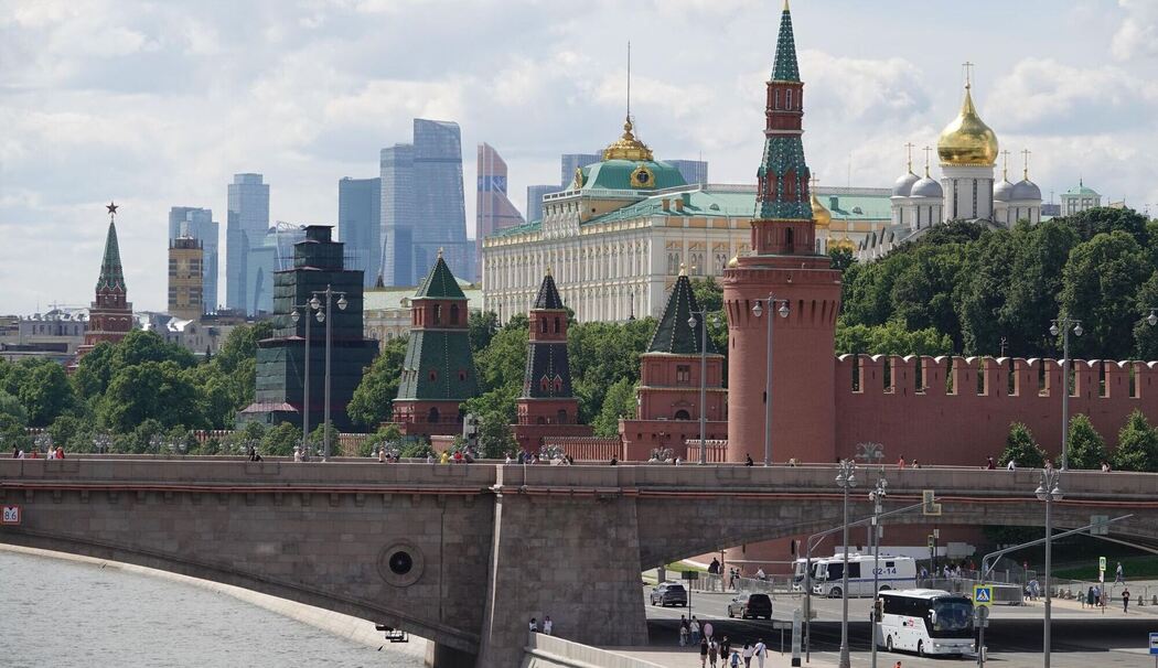 Moskau: Kreml und Moskwa City