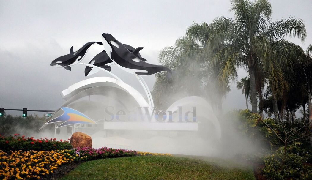 Eingang zum SeaWorld in Florida