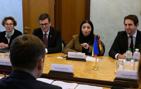 Entwicklungsministerin Alabali Radovan besucht die Ukraine