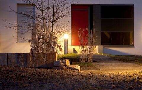 Beleuchtung an einem Haus