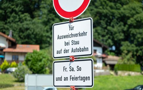 Durchfahrtsverbote in Oberbayern
