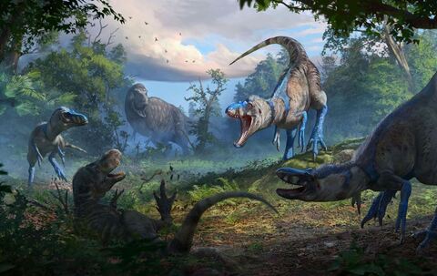 Dinosaurier-Illustration