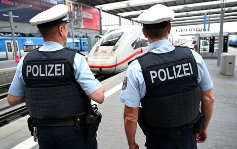 Bundespolizei am Münchner Hauptbhanhof