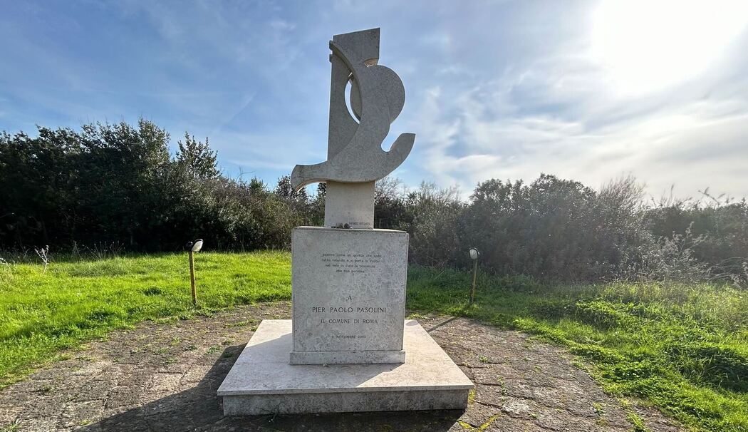 Denkmal für italienischen Filmregisseur Pier Paolo Pasolini