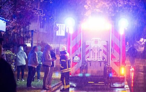 Polizeieinsatz im Nordwestzentrum in Frankfurt