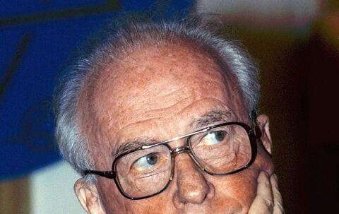 Friedensnobelpreisträger Yitzhak Rabin
