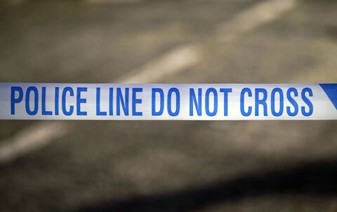 Polizeiband am Tatort