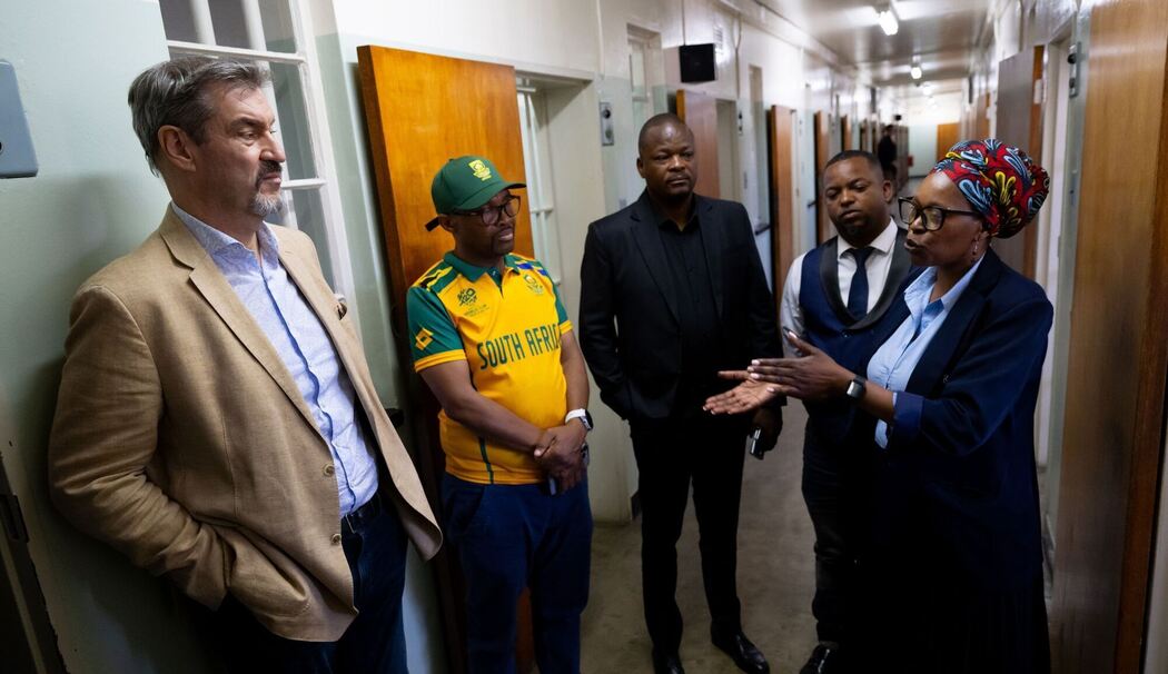 Bayerns Ministerpräsident Söder in Südafrika