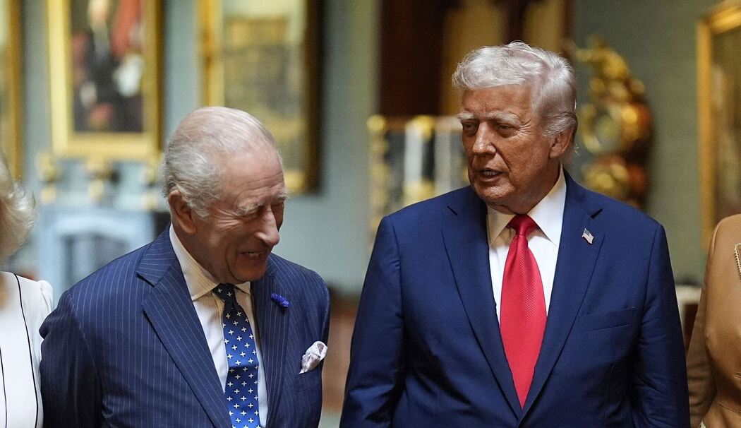 Charles III. (l.) und US-Präsident Donald Trump Charles III. (l.) und US-Präsident Donald Trump