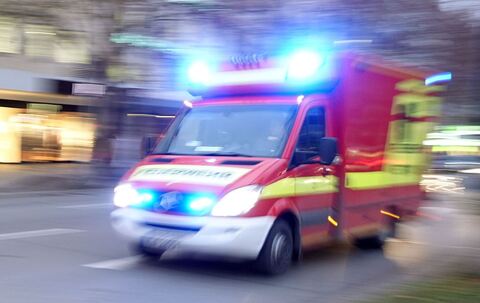 Rettungswagen im Einsatz