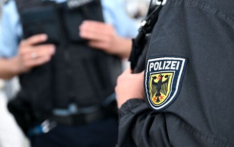 Bundespolizei am Bahnhof