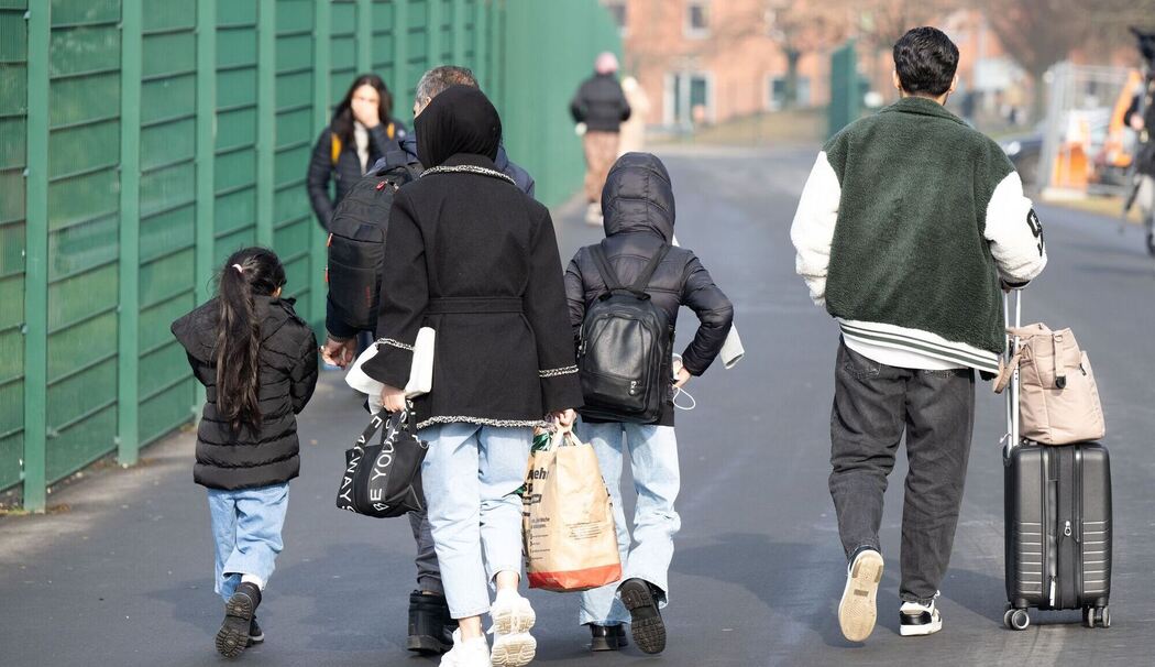 Flüchtlinge in Erstaufnahmeeinrichtung