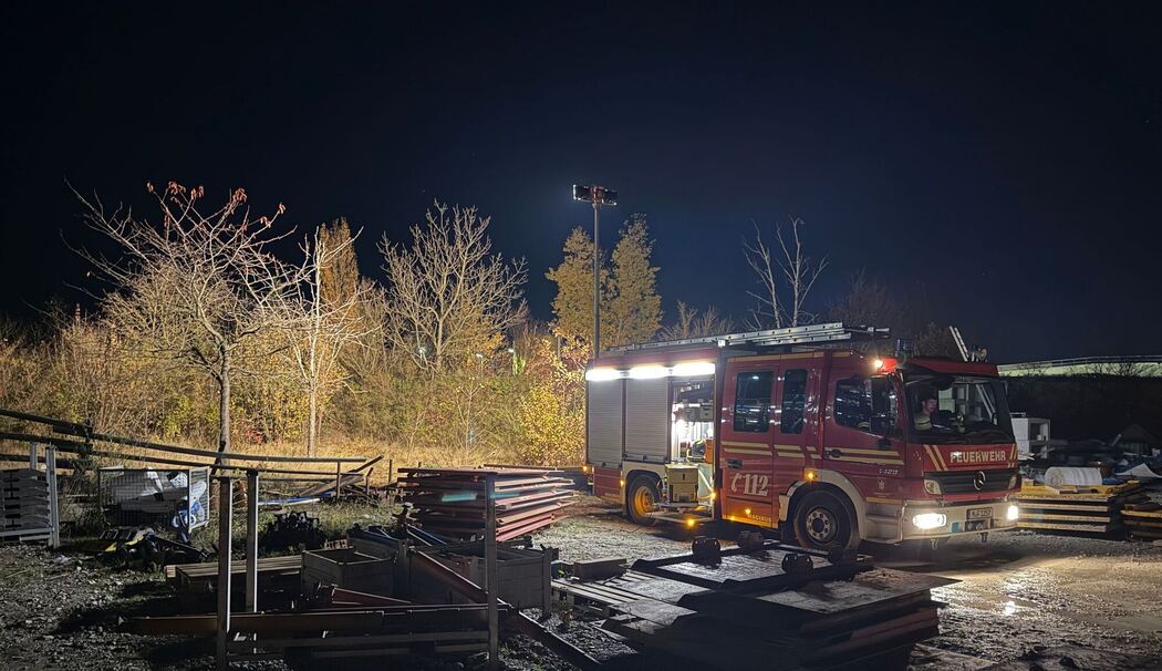 Brand in Obdachlosenlager