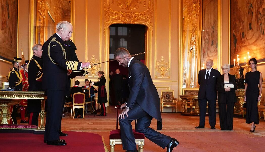 Ritterschlag für David Beckham