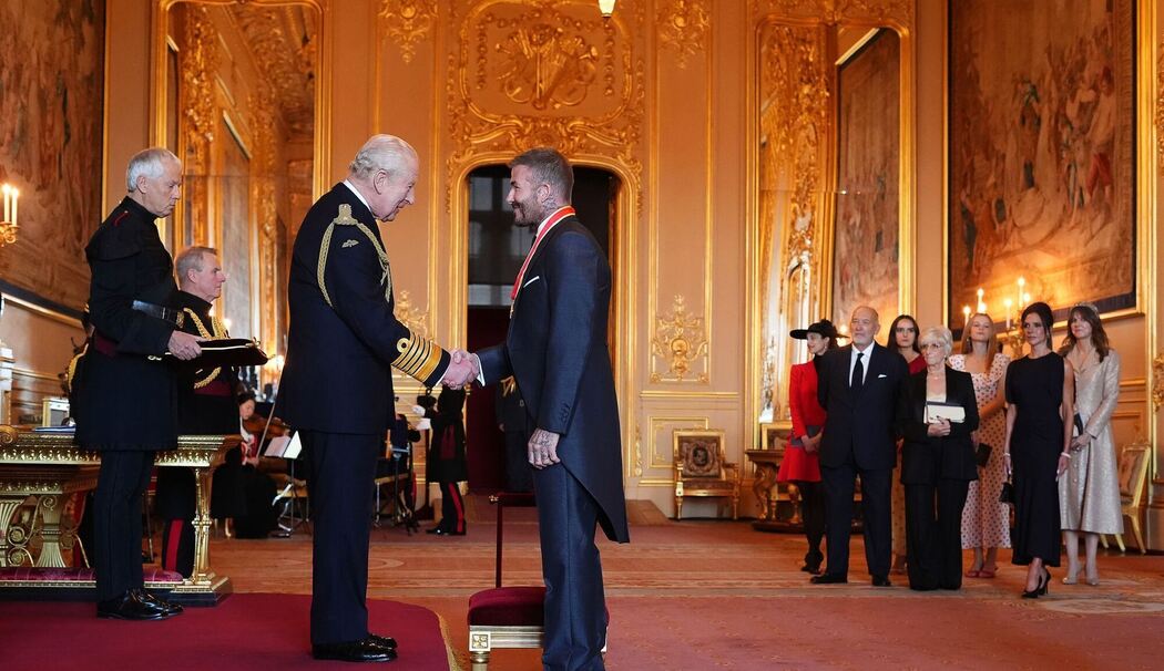 Ritterschlag für David Beckham