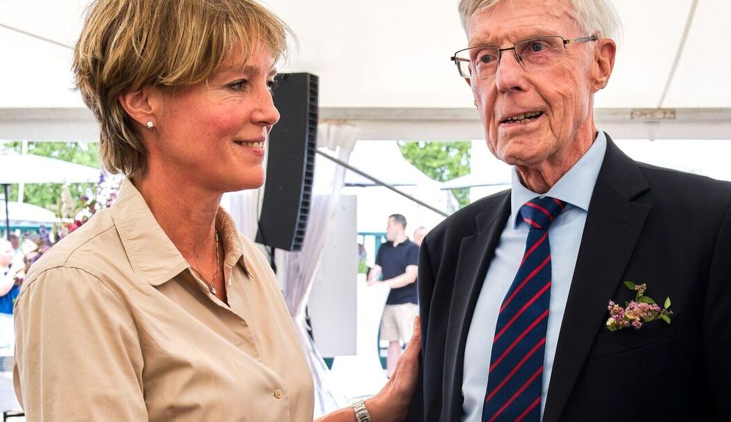 Unternehmer Eugen Block und Tochter Christina