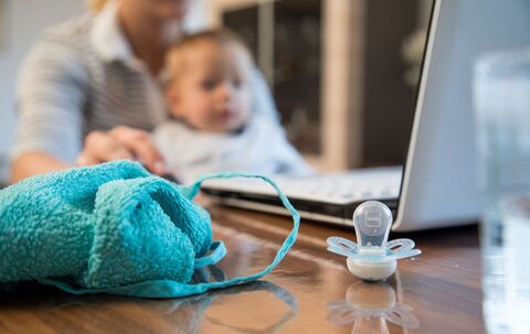 Homeoffice mit Kleinkind