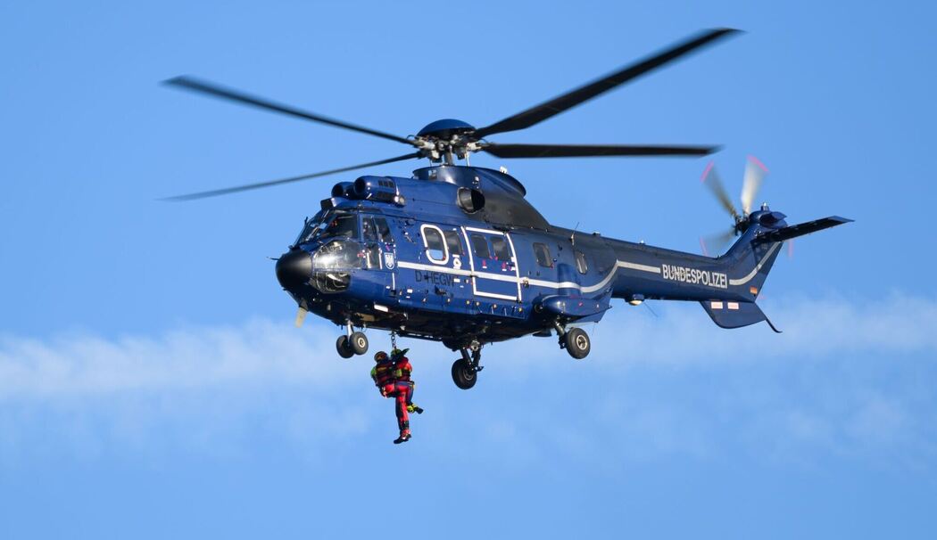 Übung Wasserrettung an der Talsperre Malter