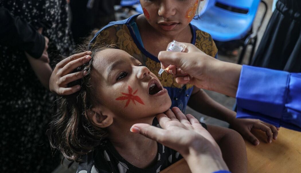 Impfung im Gazastreifen Impfung im Gazastreifen