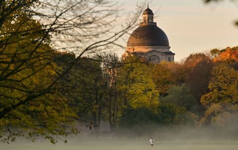 Englischer Garten im Morgenlicht