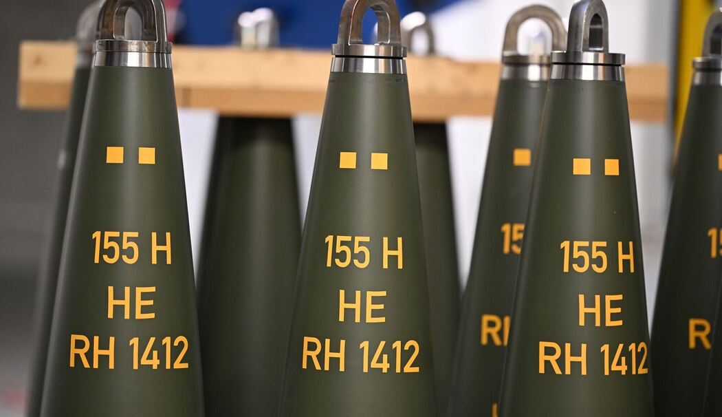 Artilleriegranaten von Rheinmetall