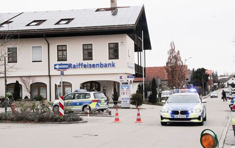 Polizeieinsatz nach Überfall auf Geldtransporter
