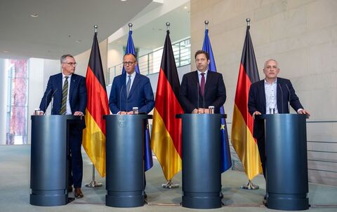 Stahlgipfel im Kanzleramt