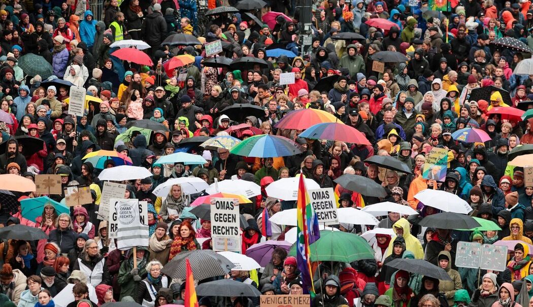 Demonstration nach «Stadtbild»-Aussagen Demonstration nach «Stadtbild»-Aussagen